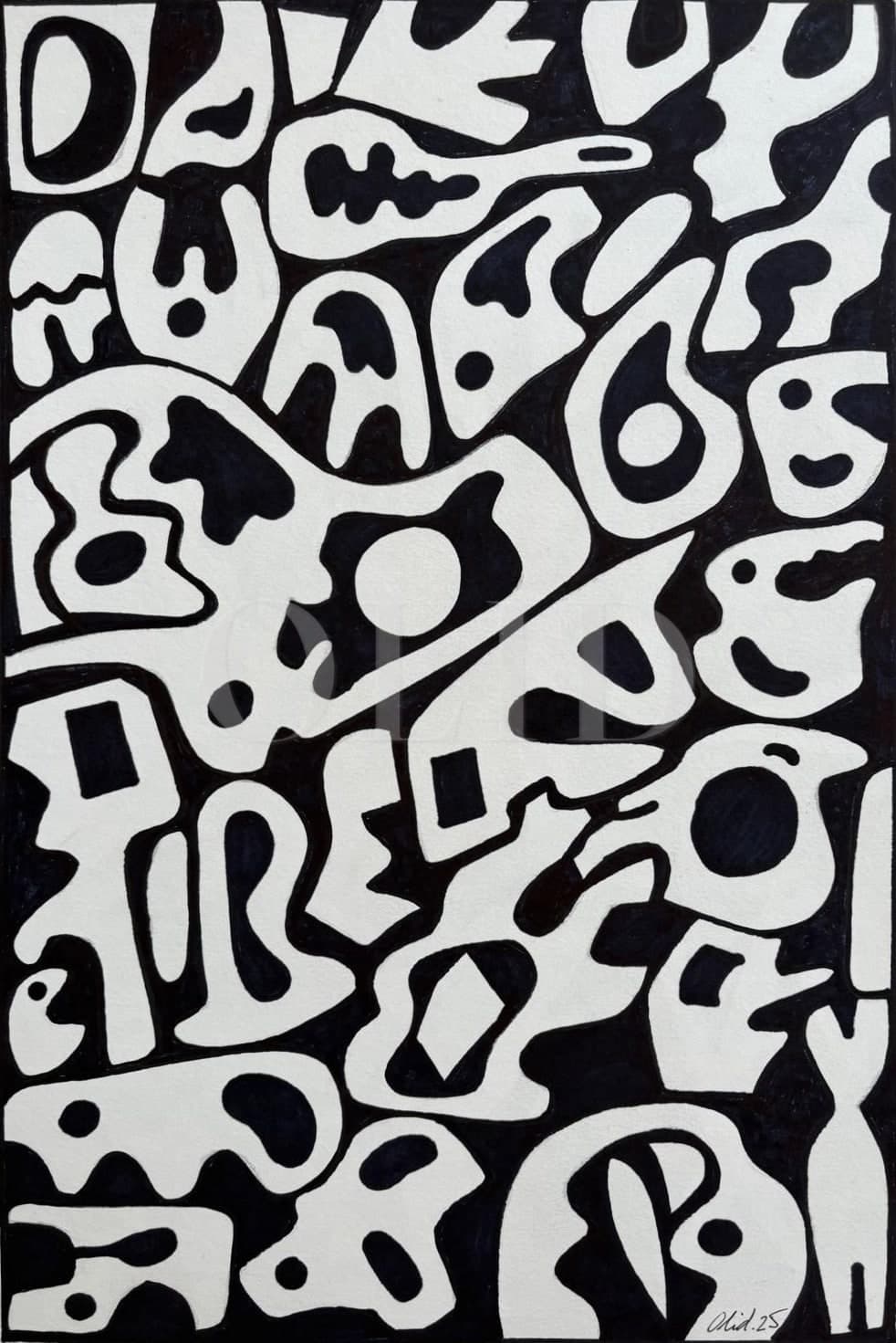 Piedras que hablan — Tinta sobre papel
